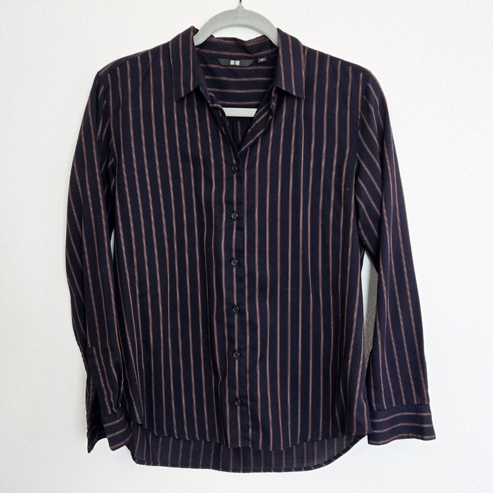Rayon blouse in stripe